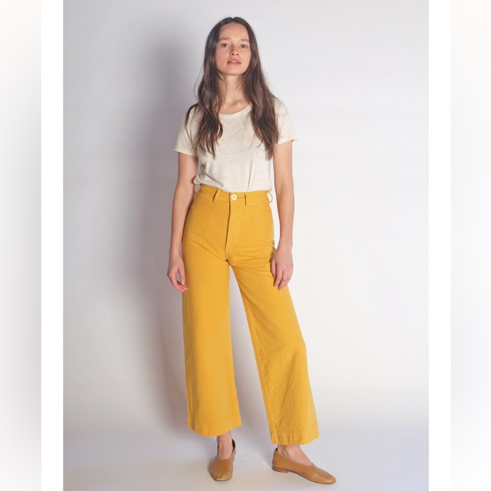 Jesse Kamm Sailor Pant in Caribbean Gold